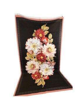 Rosewood Lane Fabric Panel By Lisa Audit Floral Bouquet Design 24x44 Inches Cott